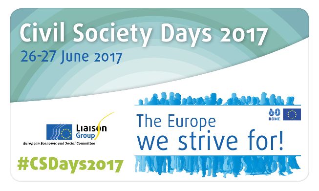 Civil society days 2017: The Europe we strive for!